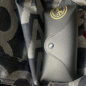 Ray-Ban Black Textured Glasses Case